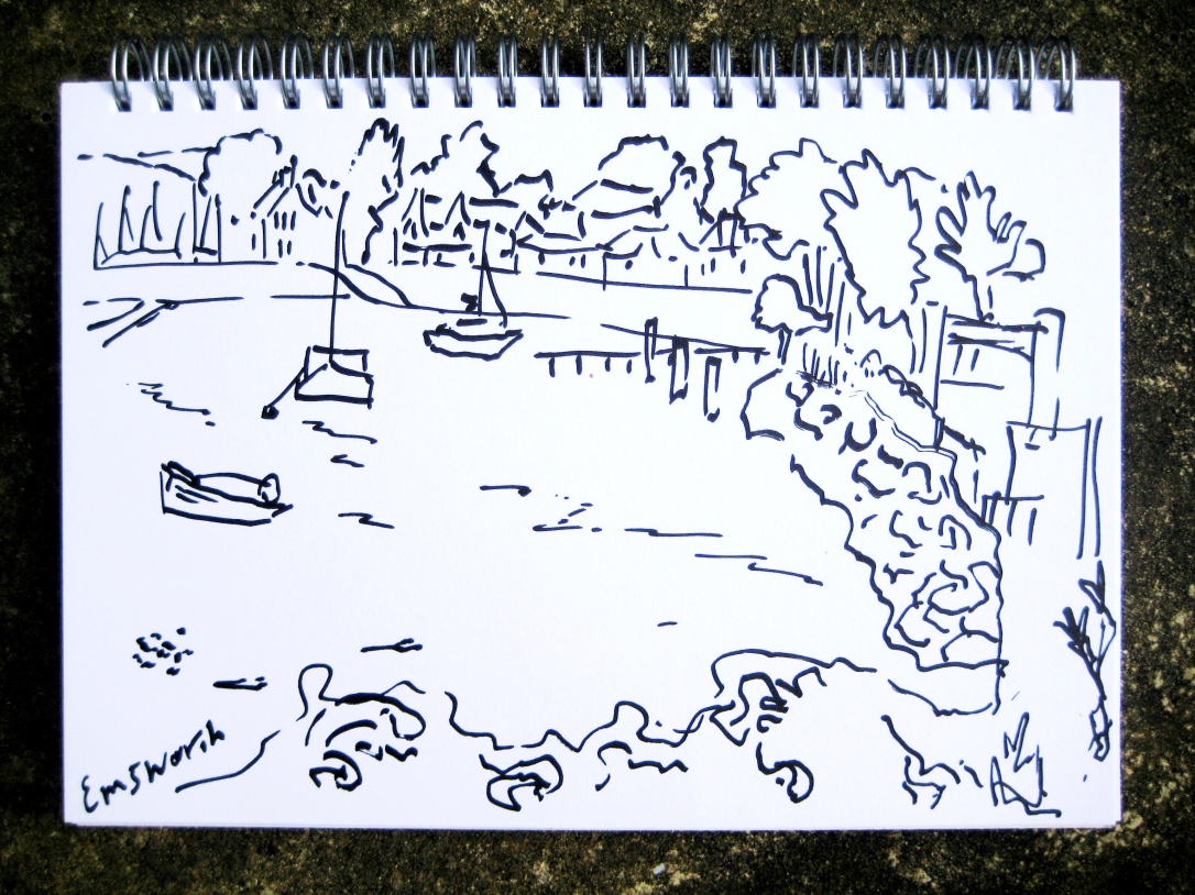 Sketch of Emsworth Harbour
